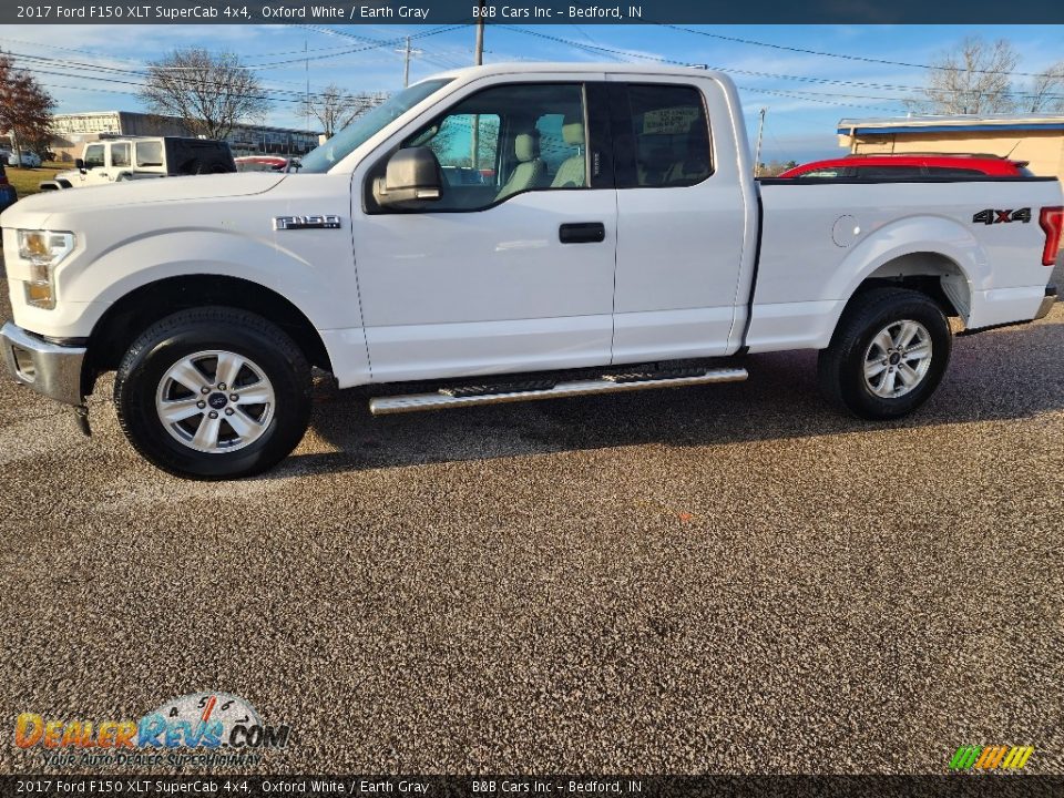 2017 Ford F150 XLT SuperCab 4x4 Oxford White / Earth Gray Photo #32