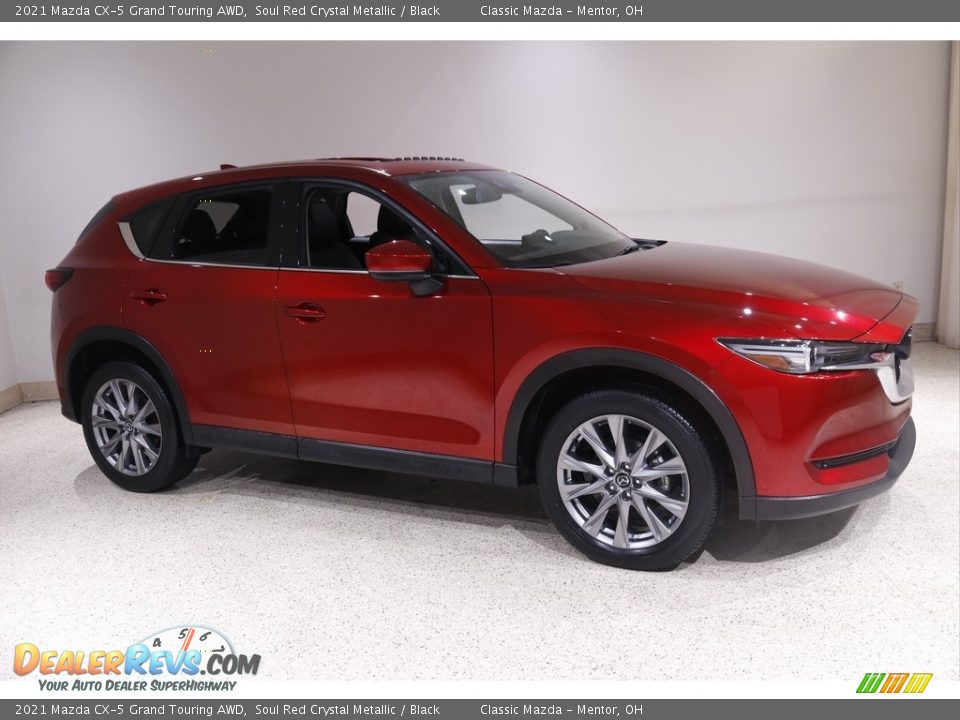 2021 Mazda CX-5 Grand Touring AWD Soul Red Crystal Metallic / Black Photo #1