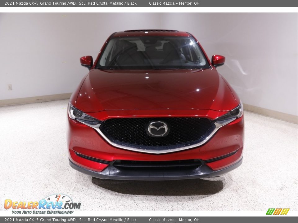 2021 Mazda CX-5 Grand Touring AWD Soul Red Crystal Metallic / Black Photo #2