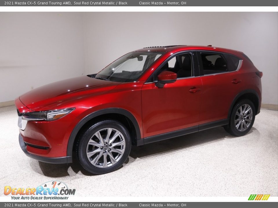 2021 Mazda CX-5 Grand Touring AWD Soul Red Crystal Metallic / Black Photo #3