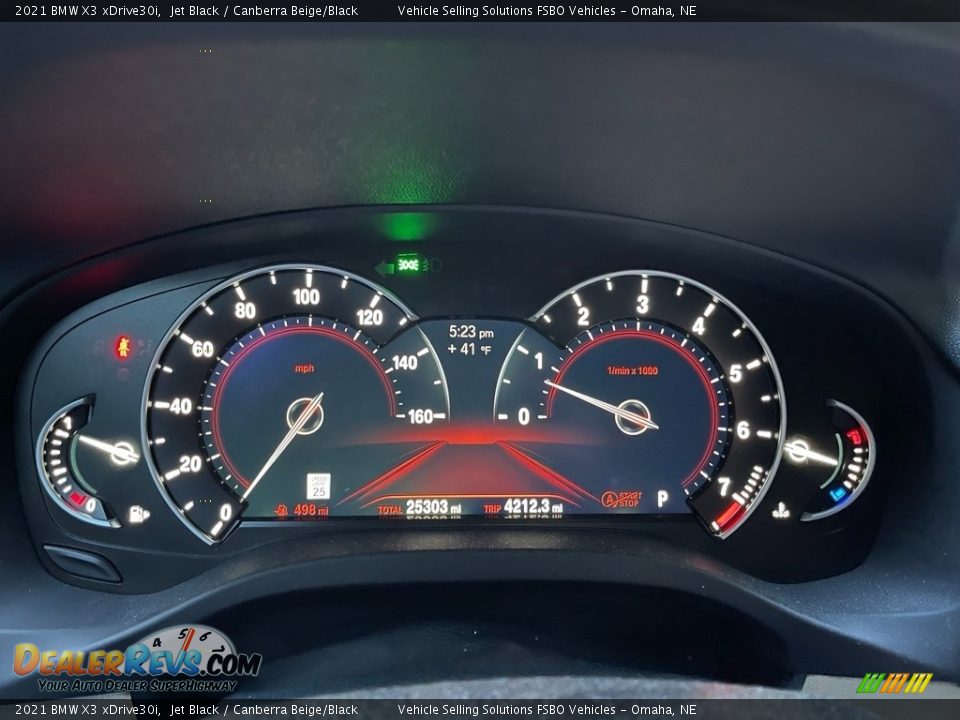 2021 BMW X3 xDrive30i Gauges Photo #9