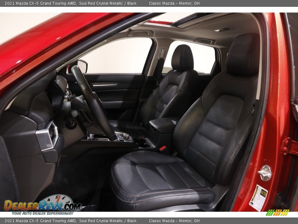 2021 Mazda CX-5 Grand Touring AWD Soul Red Crystal Metallic / Black Photo #5