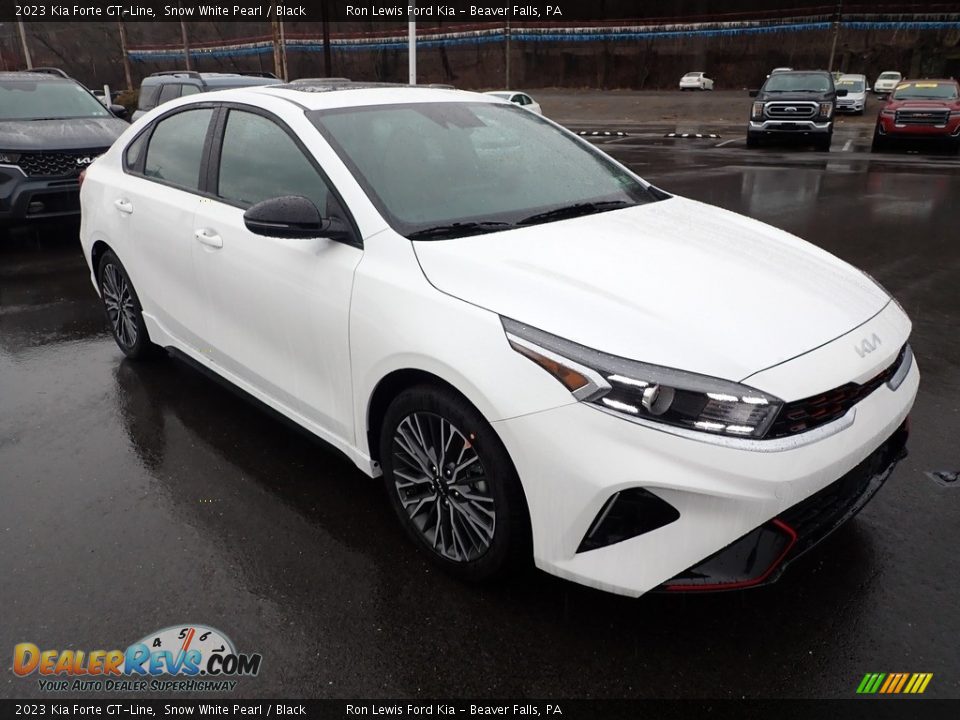 2023 Kia Forte GT-Line Snow White Pearl / Black Photo #2