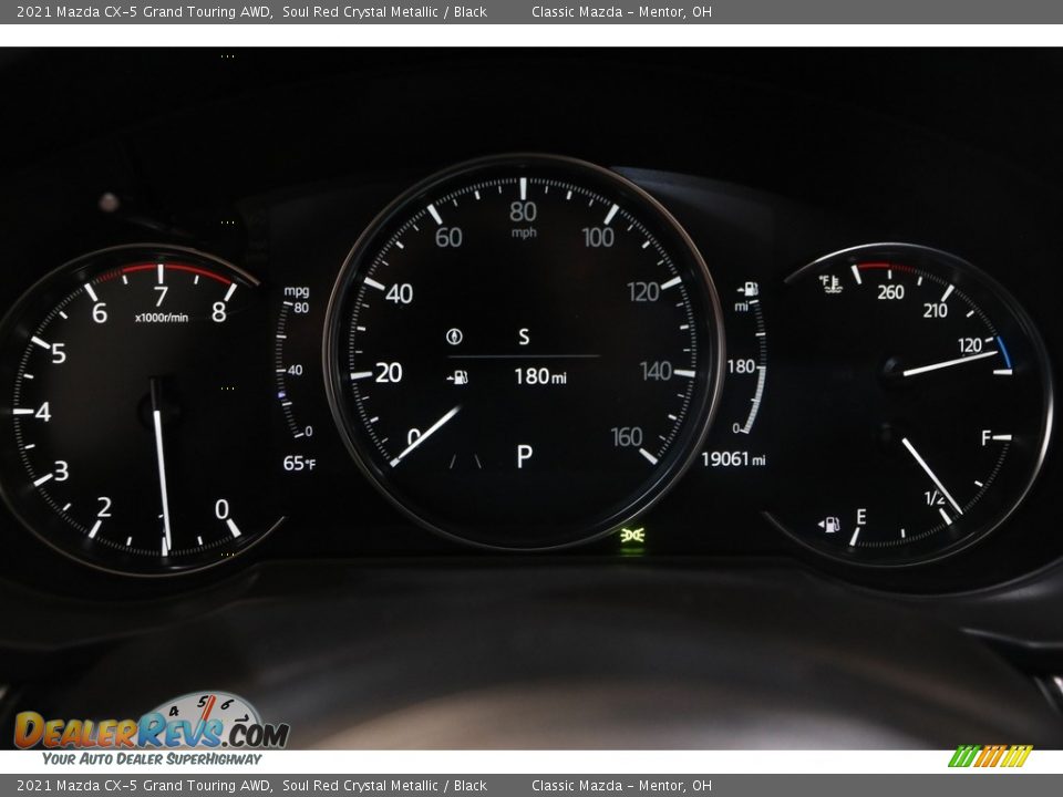 2021 Mazda CX-5 Grand Touring AWD Soul Red Crystal Metallic / Black Photo #8