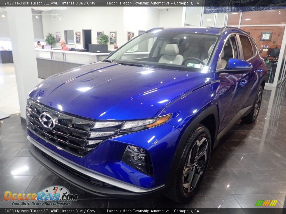 2023 Hyundai Tucson SEL AWD Intense Blue / Gray Photo #6