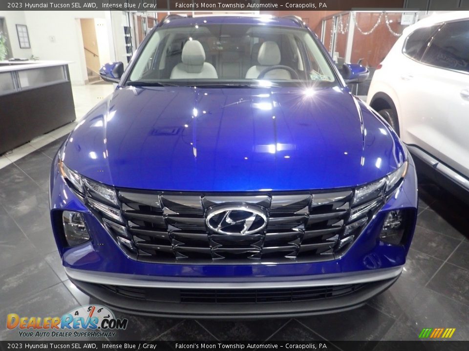 2023 Hyundai Tucson SEL AWD Intense Blue / Gray Photo #7