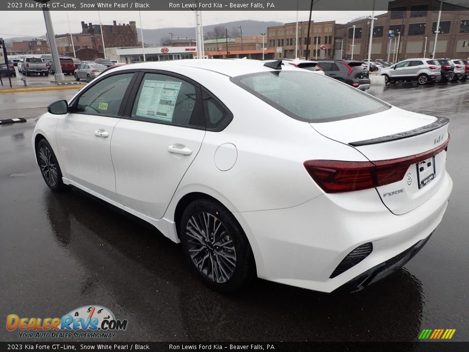 2023 Kia Forte GT-Line Snow White Pearl / Black Photo #6