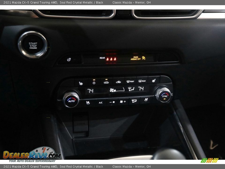 2021 Mazda CX-5 Grand Touring AWD Soul Red Crystal Metallic / Black Photo #14