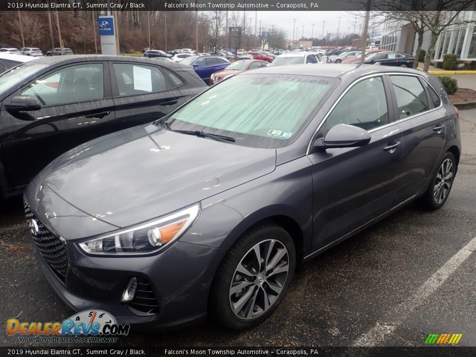 2019 Hyundai Elantra GT Summit Gray / Black Photo #1