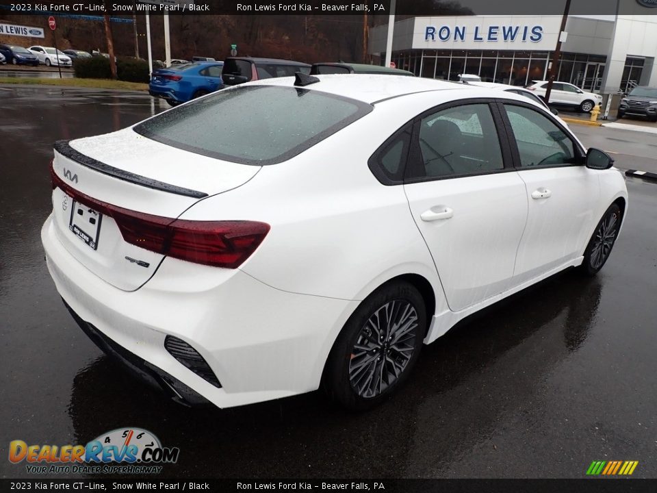 2023 Kia Forte GT-Line Snow White Pearl / Black Photo #8
