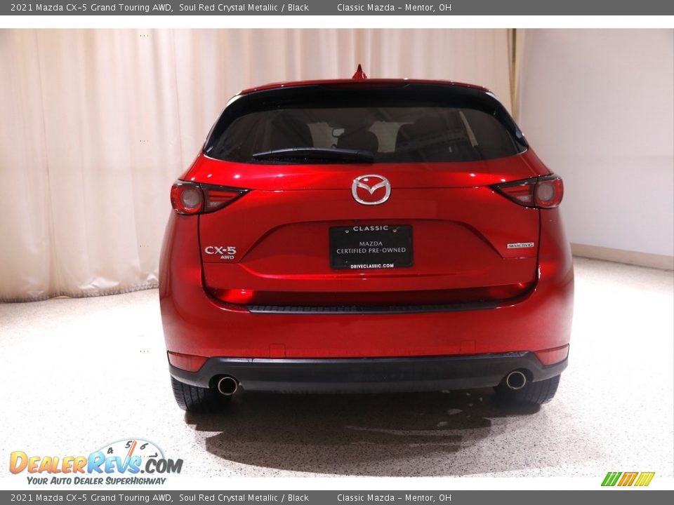 2021 Mazda CX-5 Grand Touring AWD Soul Red Crystal Metallic / Black Photo #19