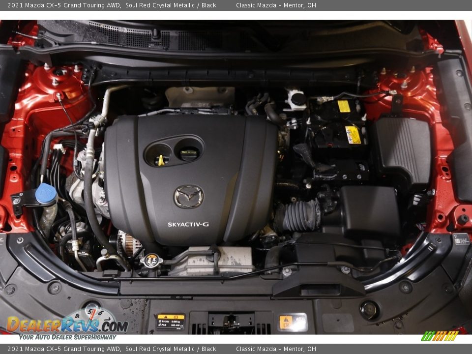 2021 Mazda CX-5 Grand Touring AWD Soul Red Crystal Metallic / Black Photo #20
