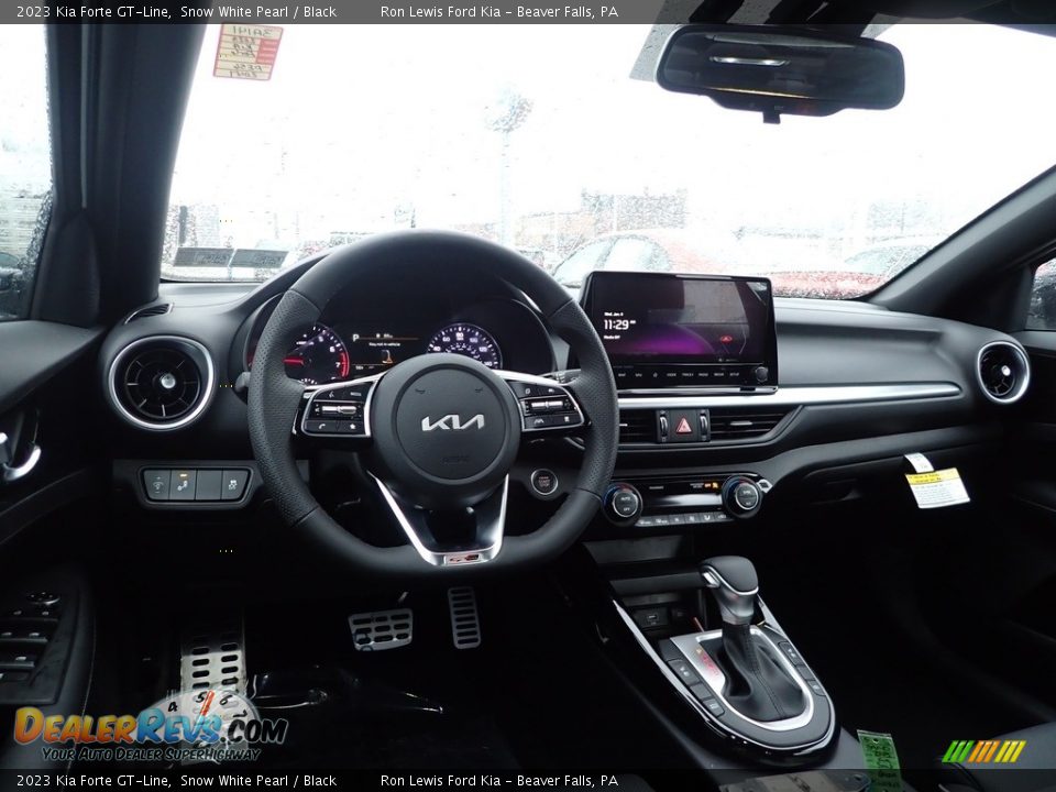 2023 Kia Forte GT-Line Snow White Pearl / Black Photo #13