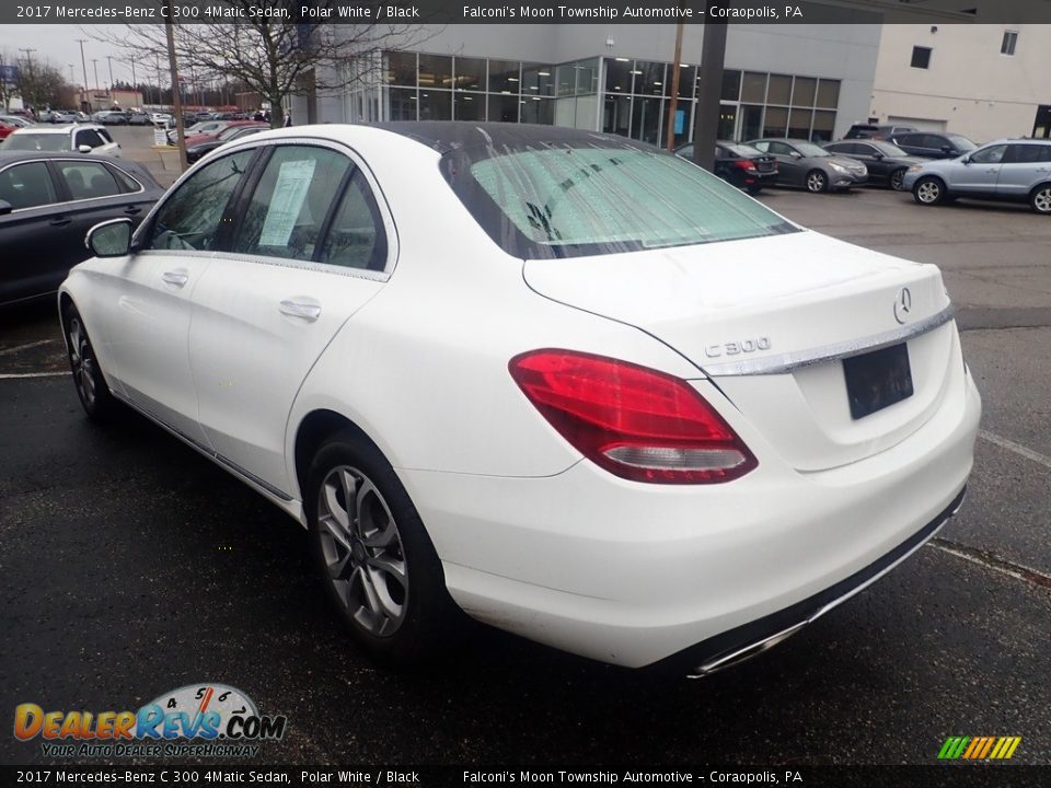 2017 Mercedes-Benz C 300 4Matic Sedan Polar White / Black Photo #2