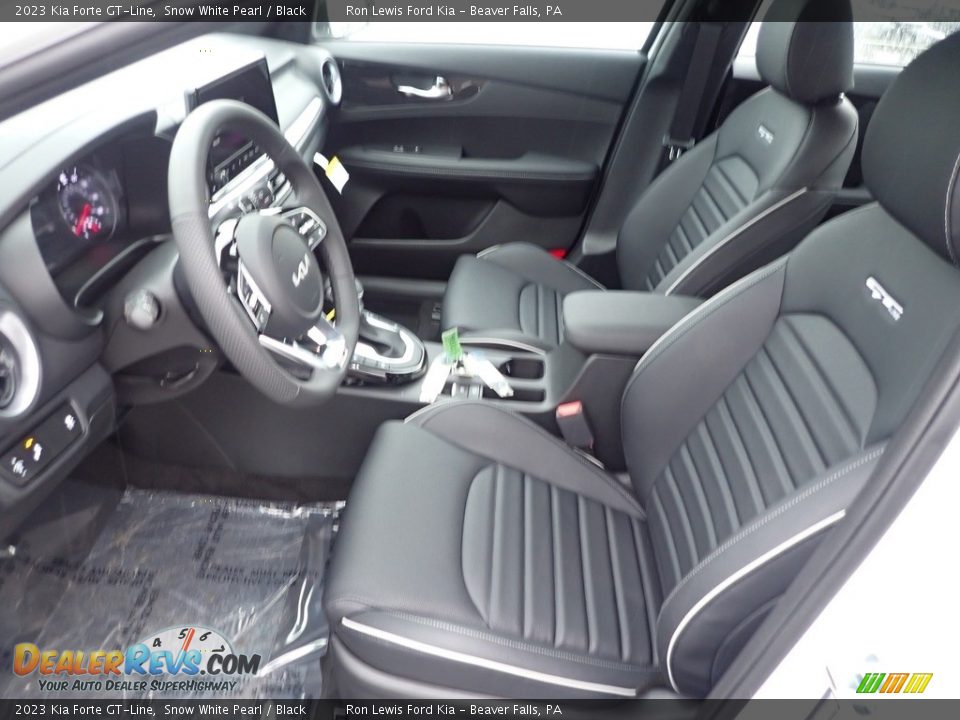 2023 Kia Forte GT-Line Snow White Pearl / Black Photo #14