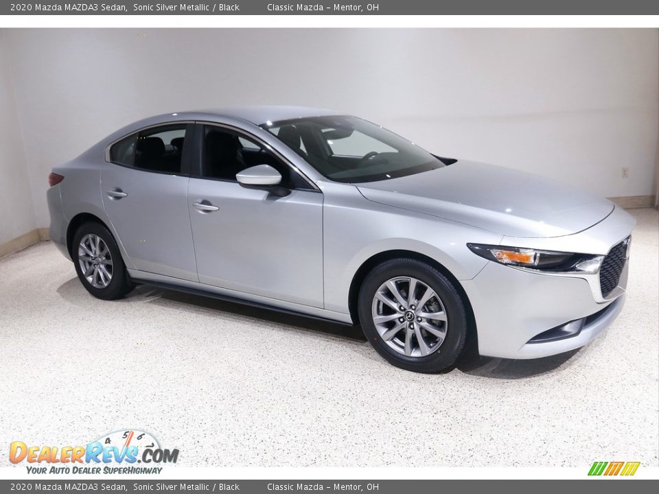 Sonic Silver Metallic 2020 Mazda MAZDA3 Sedan Photo #1
