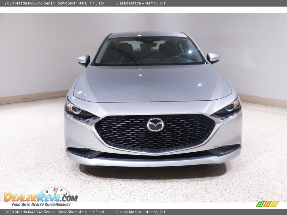 2020 Mazda MAZDA3 Sedan Sonic Silver Metallic / Black Photo #2