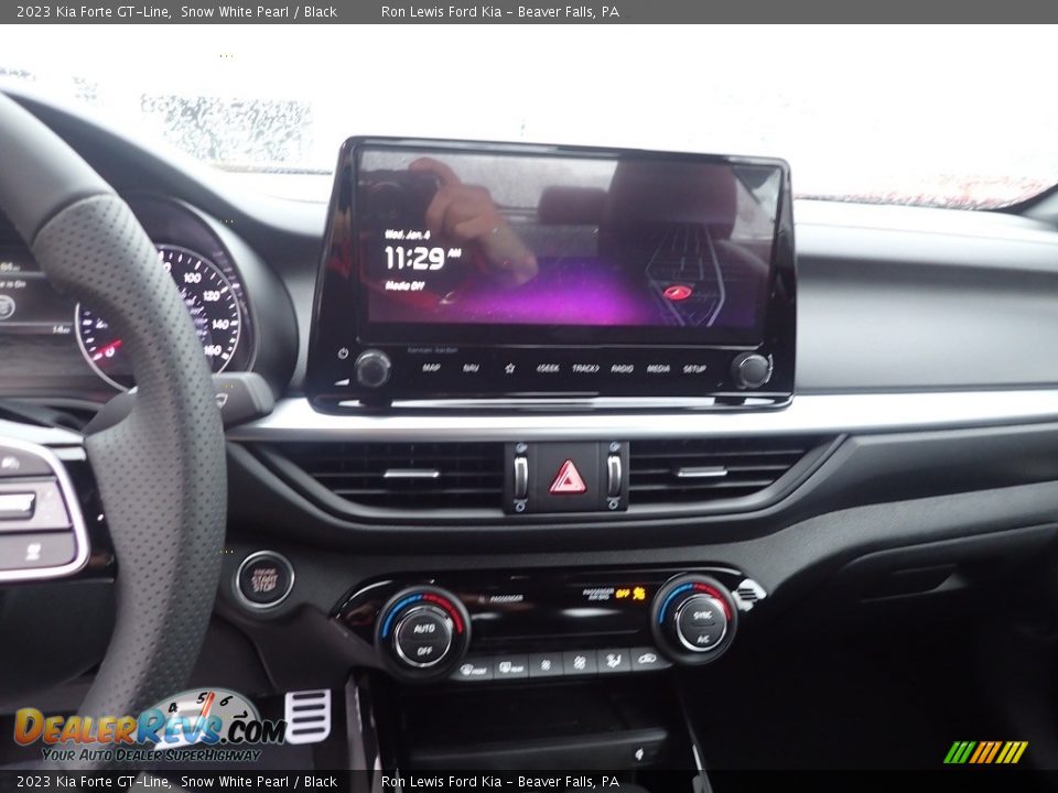 2023 Kia Forte GT-Line Snow White Pearl / Black Photo #17