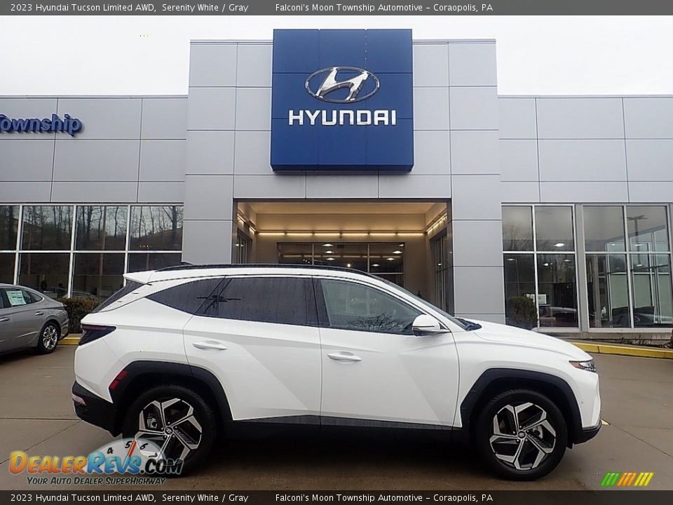 2023 Hyundai Tucson Limited AWD Serenity White / Gray Photo #1