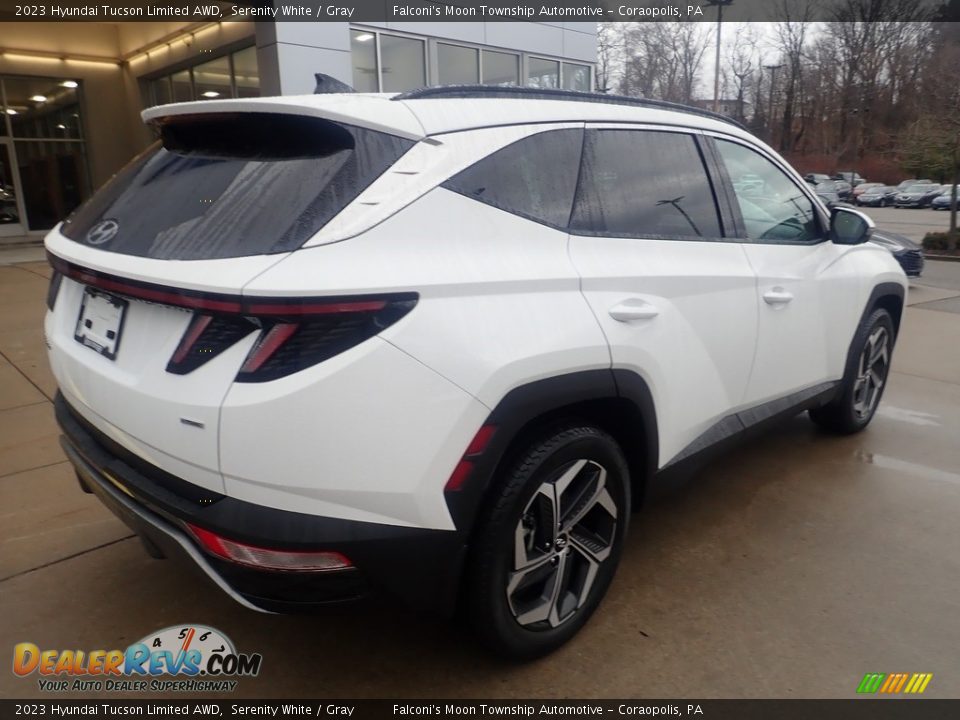 2023 Hyundai Tucson Limited AWD Serenity White / Gray Photo #2