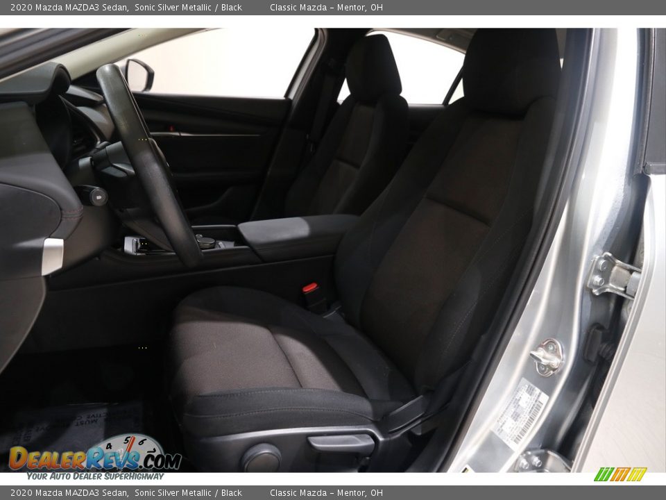2020 Mazda MAZDA3 Sedan Sonic Silver Metallic / Black Photo #5