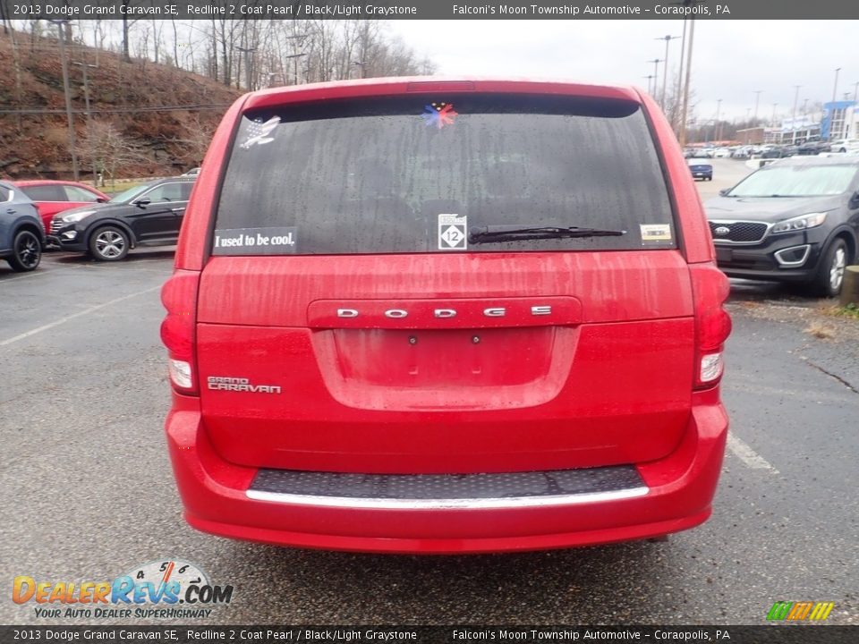 2013 Dodge Grand Caravan SE Redline 2 Coat Pearl / Black/Light Graystone Photo #3