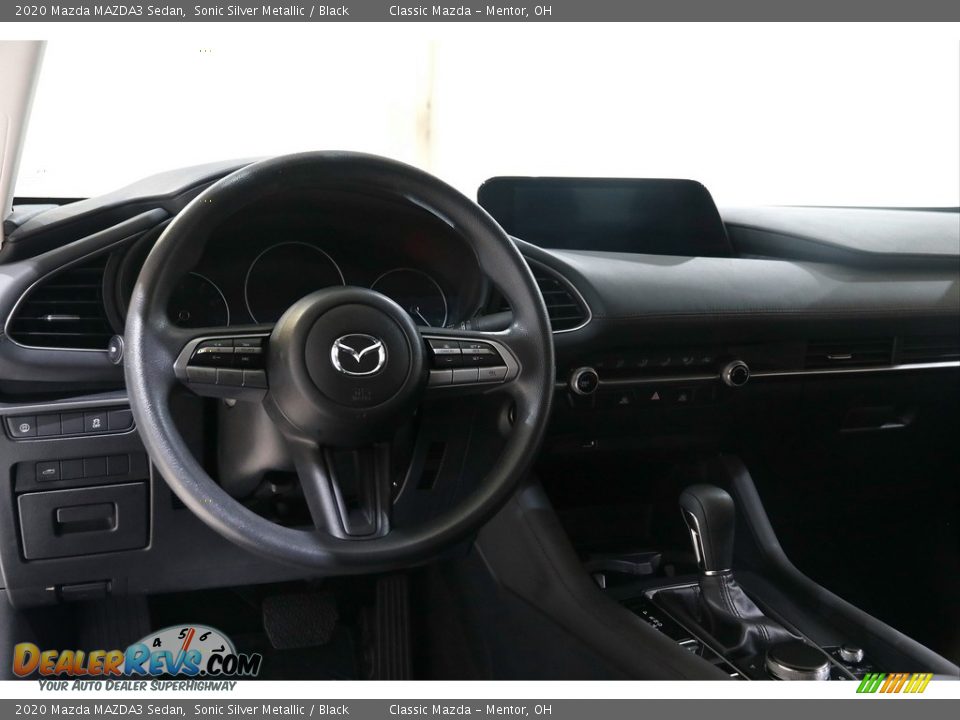 2020 Mazda MAZDA3 Sedan Sonic Silver Metallic / Black Photo #6