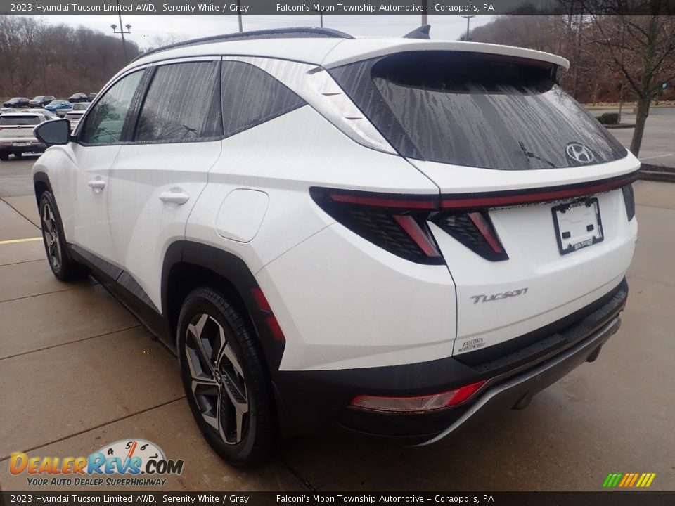 2023 Hyundai Tucson Limited AWD Serenity White / Gray Photo #5