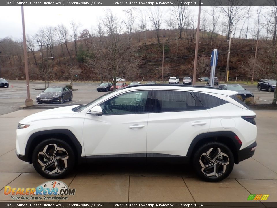 2023 Hyundai Tucson Limited AWD Serenity White / Gray Photo #6