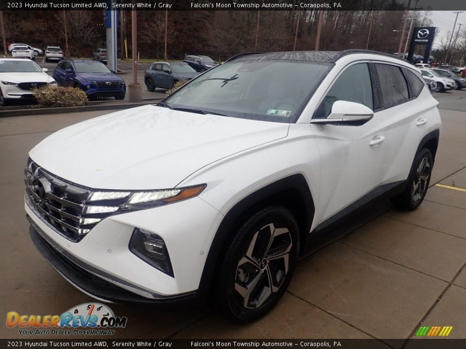 2023 Hyundai Tucson Limited AWD Serenity White / Gray Photo #7