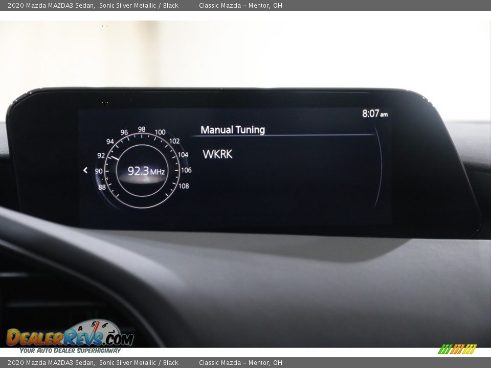 2020 Mazda MAZDA3 Sedan Sonic Silver Metallic / Black Photo #11