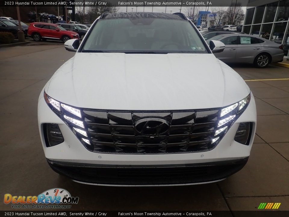 2023 Hyundai Tucson Limited AWD Serenity White / Gray Photo #8