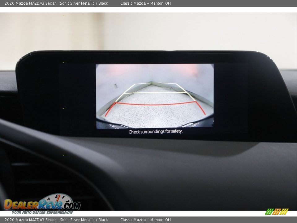 2020 Mazda MAZDA3 Sedan Sonic Silver Metallic / Black Photo #12