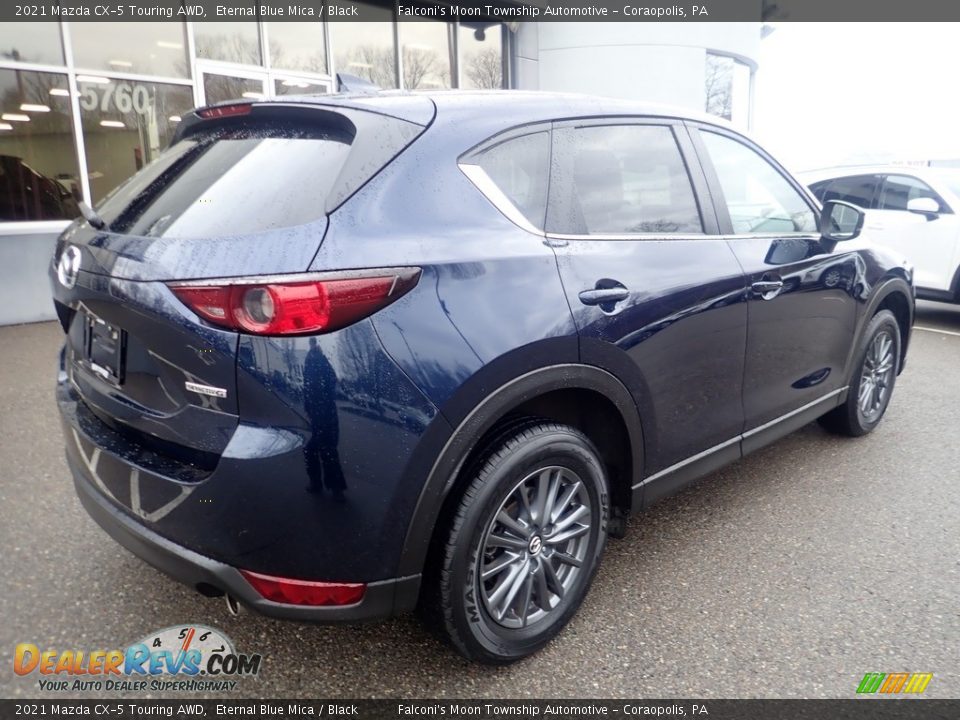 2021 Mazda CX-5 Touring AWD Eternal Blue Mica / Black Photo #2
