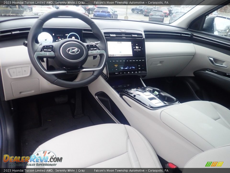 2023 Hyundai Tucson Limited AWD Serenity White / Gray Photo #13