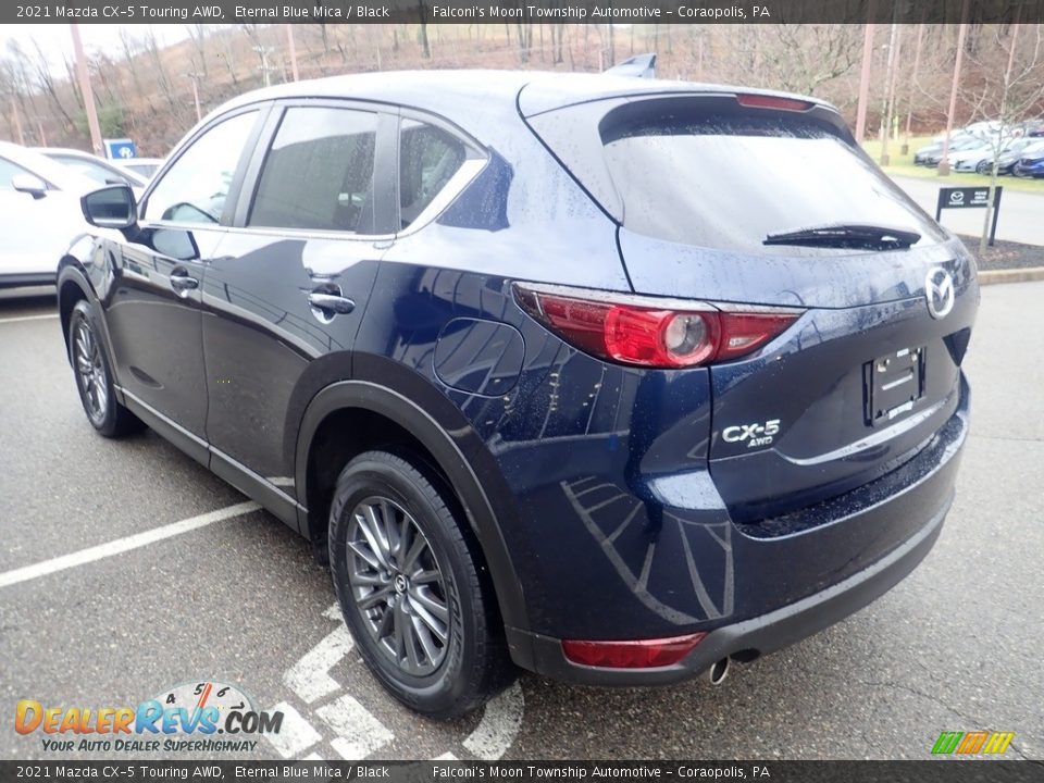 2021 Mazda CX-5 Touring AWD Eternal Blue Mica / Black Photo #5