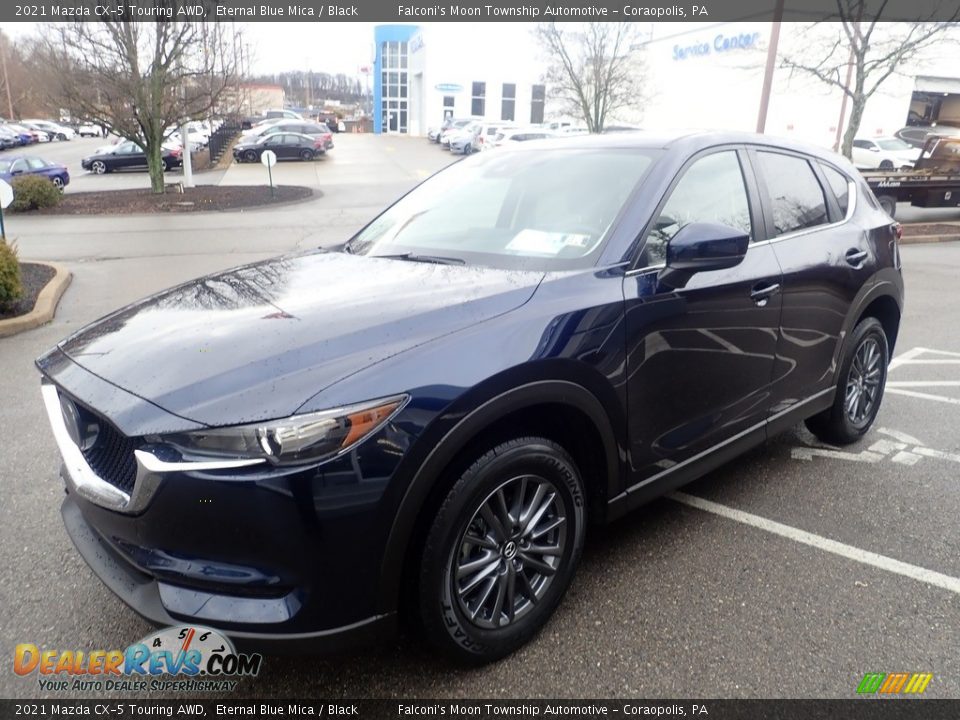 2021 Mazda CX-5 Touring AWD Eternal Blue Mica / Black Photo #7