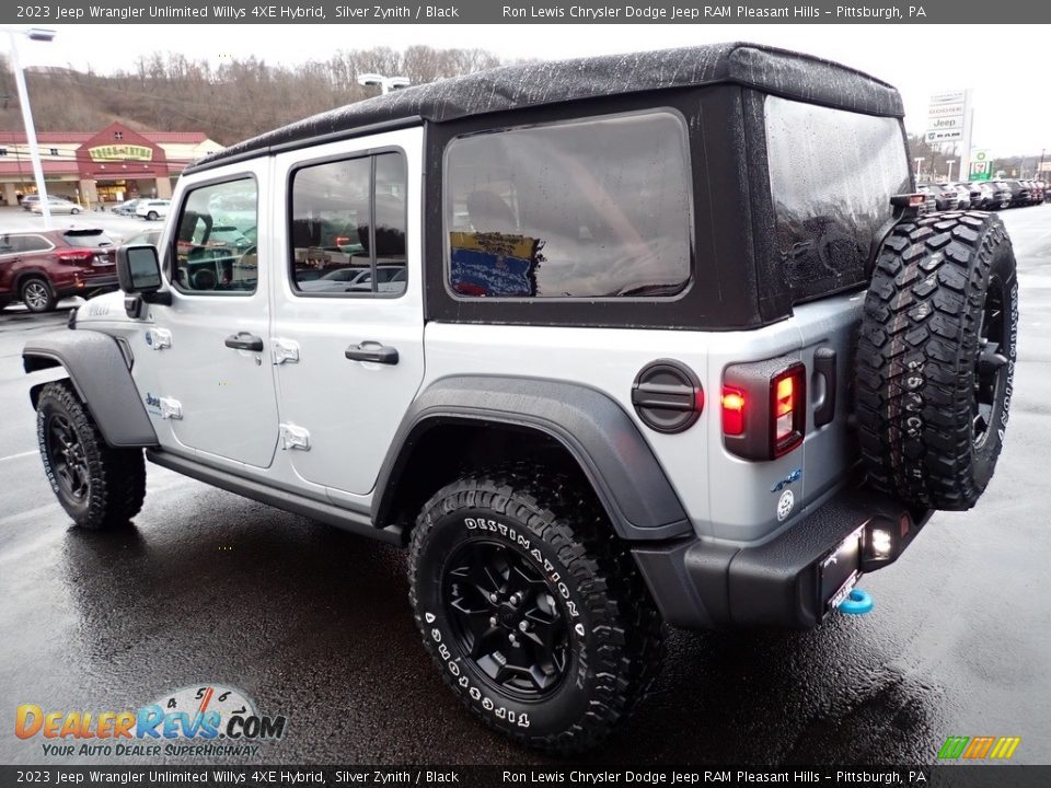 2023 Jeep Wrangler Unlimited Willys 4XE Hybrid Silver Zynith / Black Photo #3