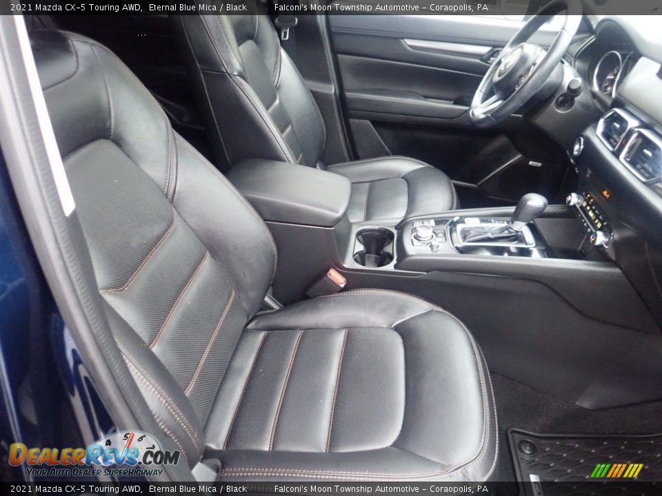 2021 Mazda CX-5 Touring AWD Eternal Blue Mica / Black Photo #11