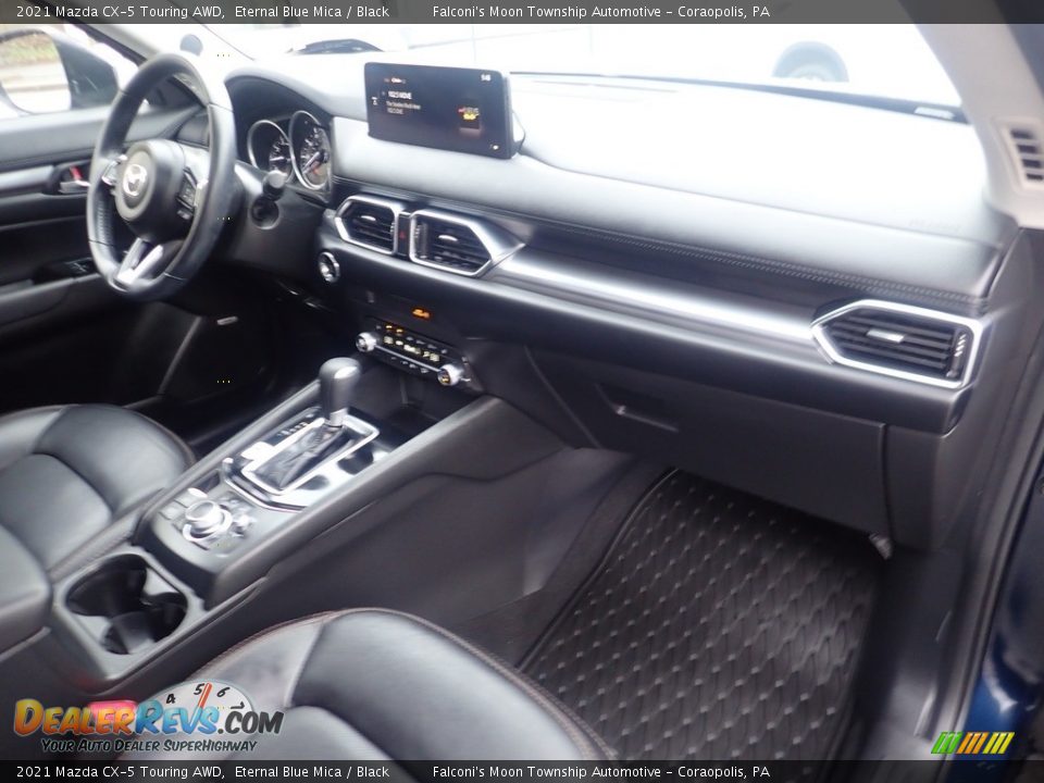 2021 Mazda CX-5 Touring AWD Eternal Blue Mica / Black Photo #12