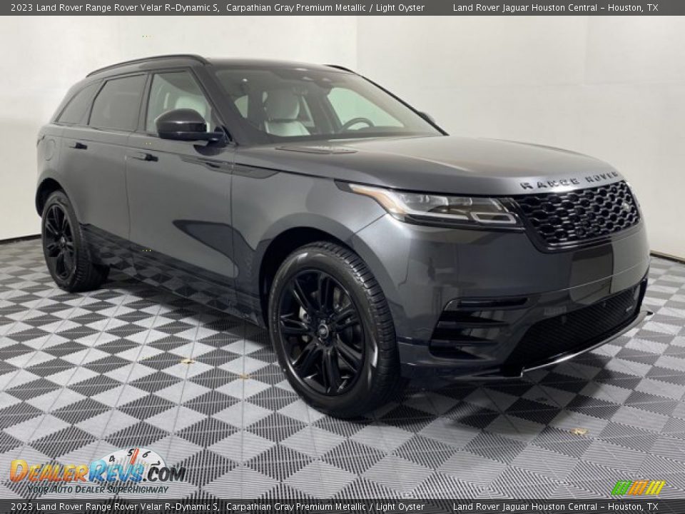 2023 Land Rover Range Rover Velar R-Dynamic S Carpathian Gray Premium Metallic / Light Oyster Photo #12