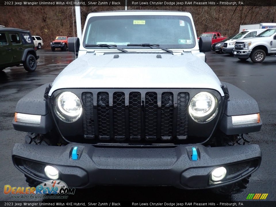 2023 Jeep Wrangler Unlimited Willys 4XE Hybrid Silver Zynith / Black Photo #9