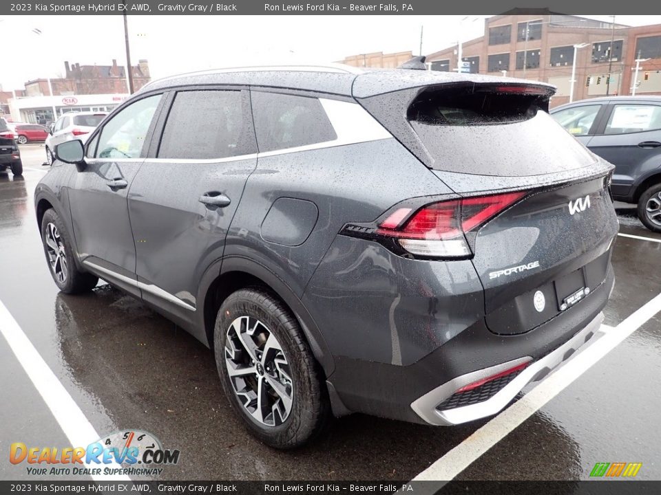 Gravity Gray 2023 Kia Sportage Hybrid EX AWD Photo #6