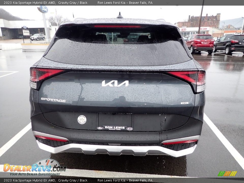 Gravity Gray 2023 Kia Sportage Hybrid EX AWD Photo #7