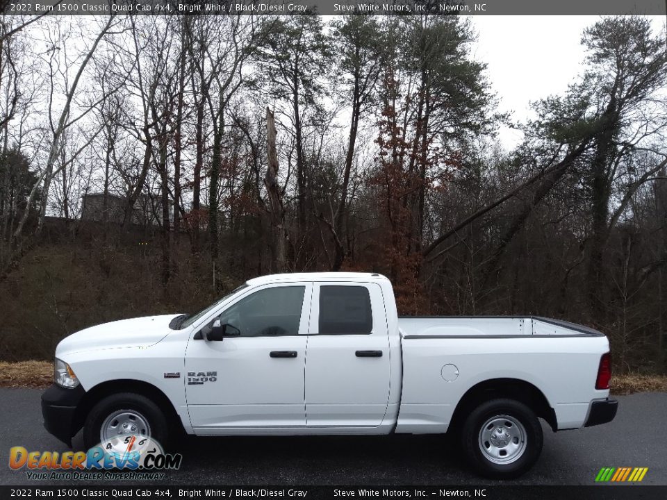 Bright White 2022 Ram 1500 Classic Quad Cab 4x4 Photo #1