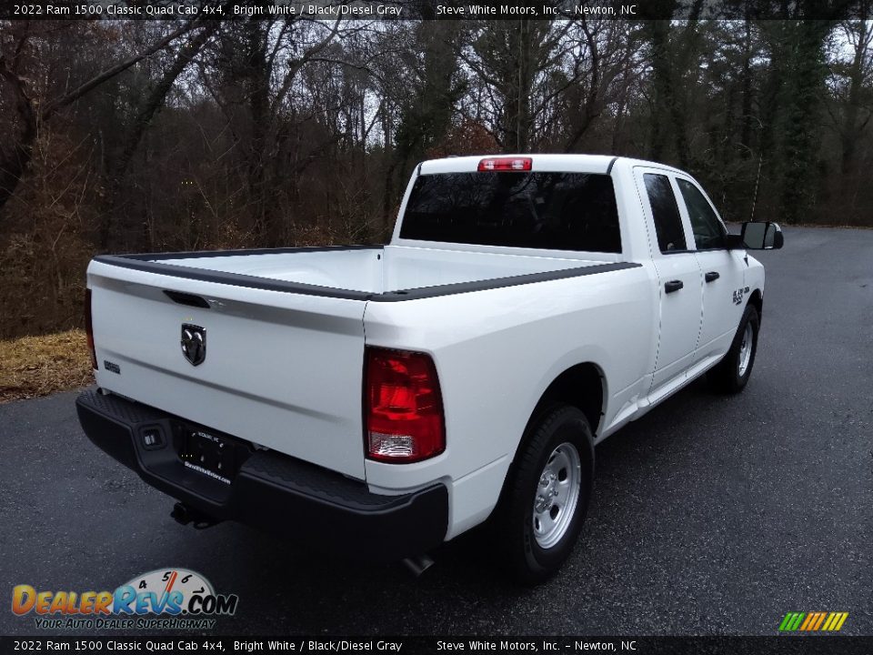 2022 Ram 1500 Classic Quad Cab 4x4 Bright White / Black/Diesel Gray Photo #6