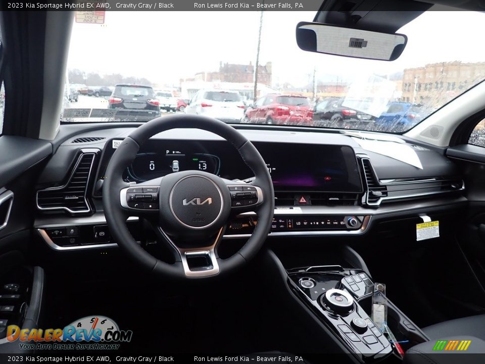 Dashboard of 2023 Kia Sportage Hybrid EX AWD Photo #13