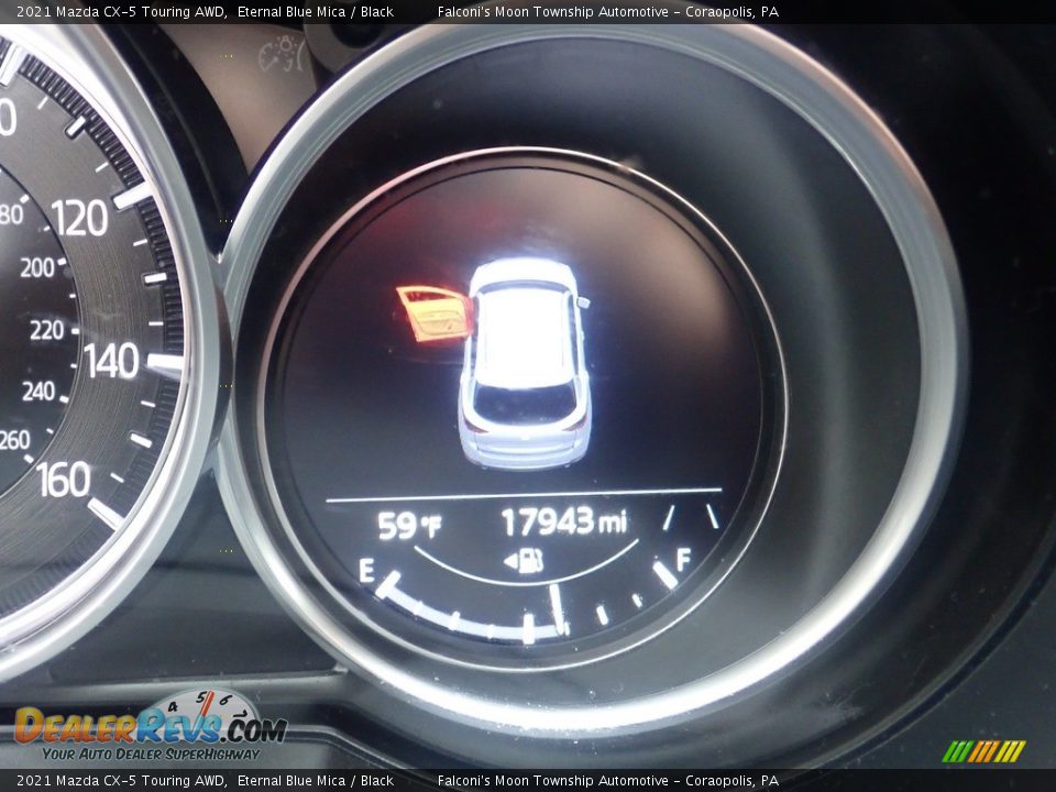 2021 Mazda CX-5 Touring AWD Eternal Blue Mica / Black Photo #28