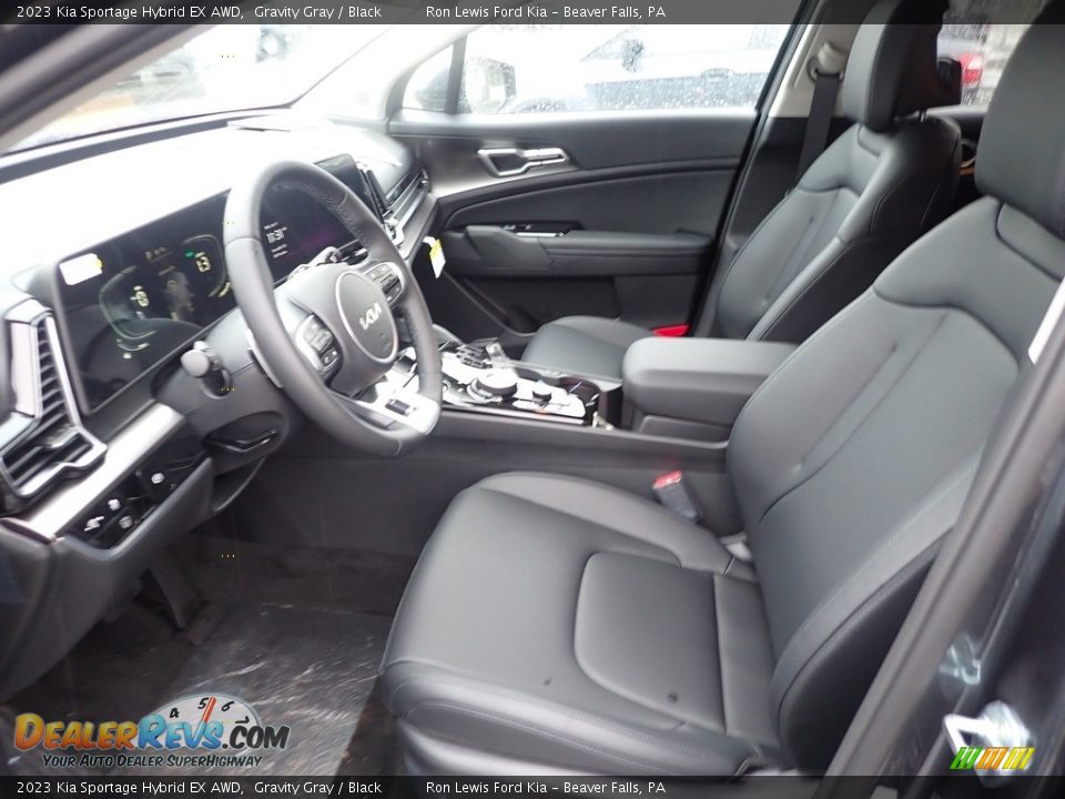 Black Interior - 2023 Kia Sportage Hybrid EX AWD Photo #14