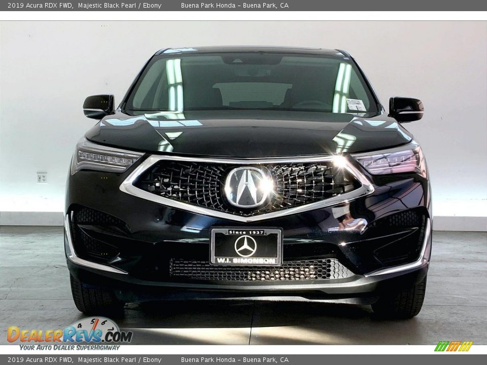 2019 Acura RDX FWD Majestic Black Pearl / Ebony Photo #2